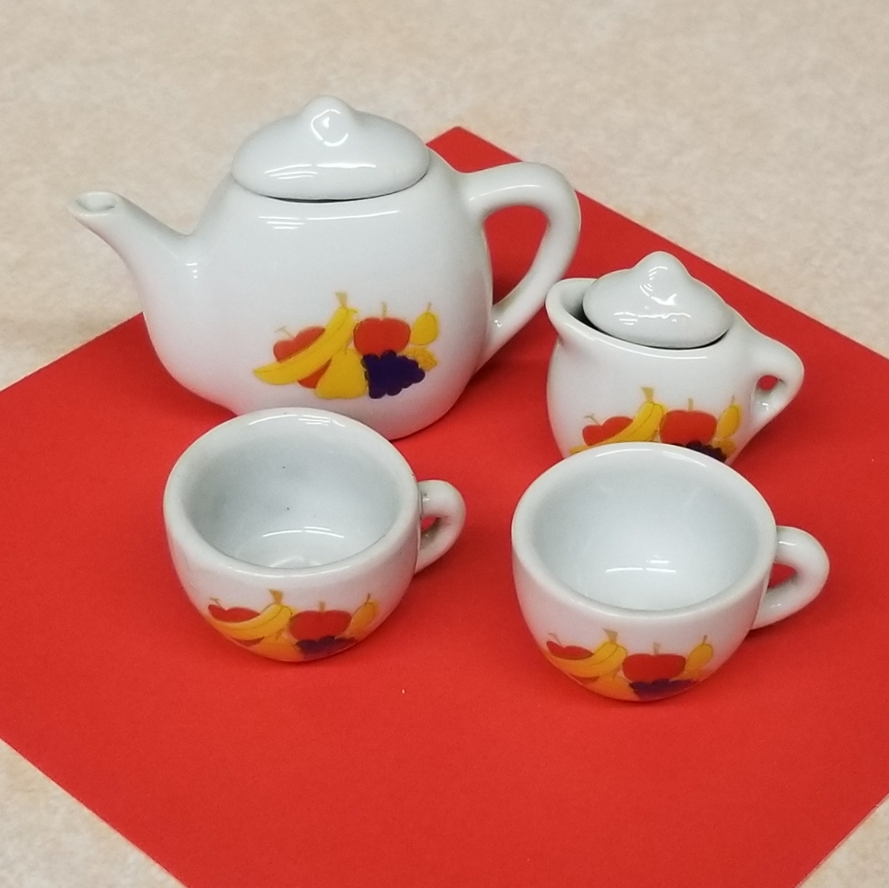 Miniature Doll Tea Set
